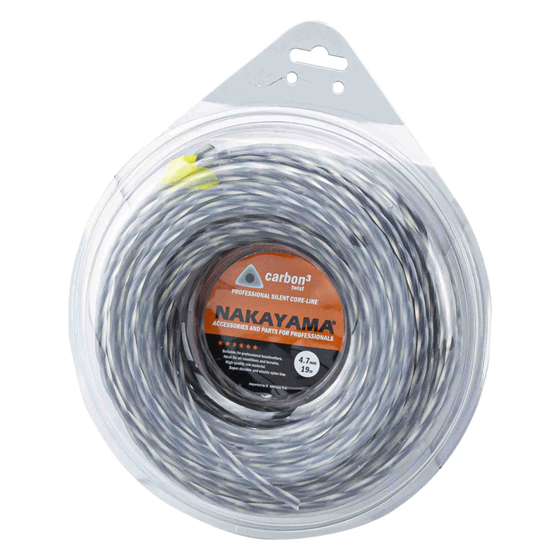 Filo per decespugliatore Nakayama Pro Carbon3 Twist 4,3 mm x 23 m